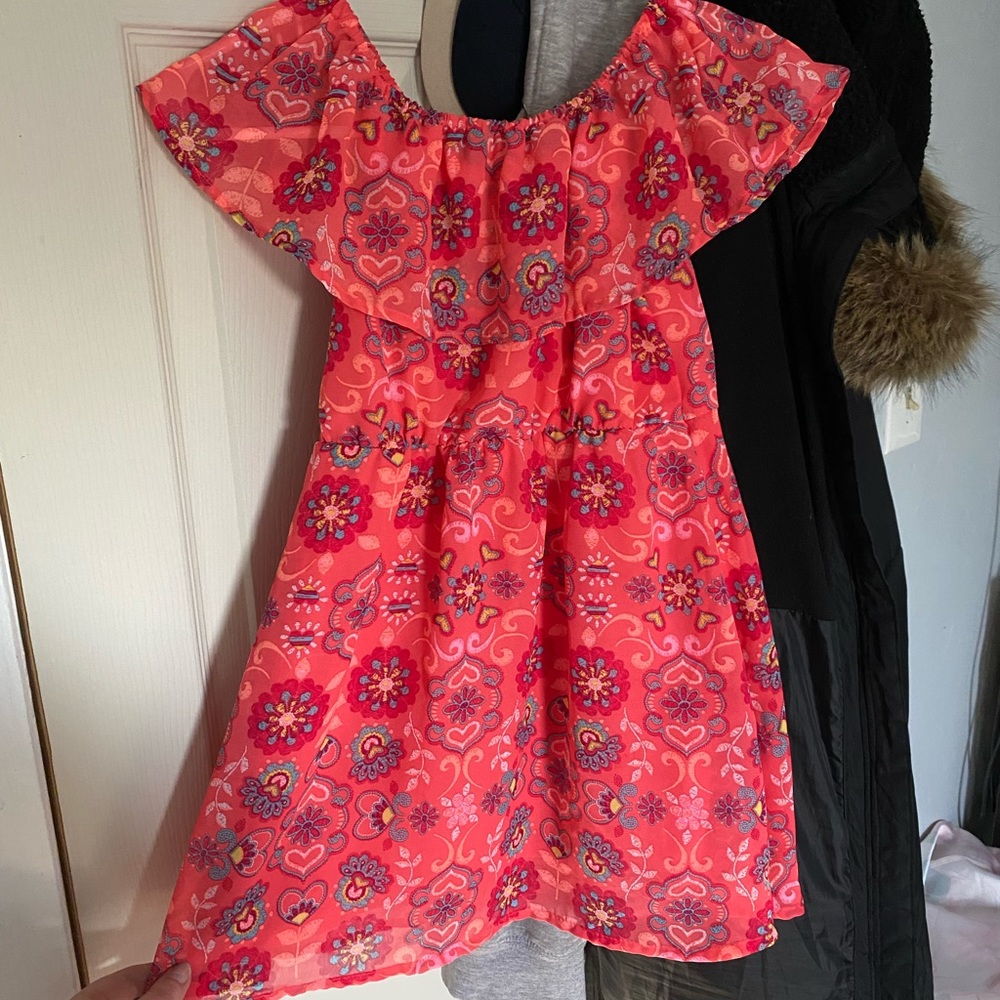 Girls floral light summer dress